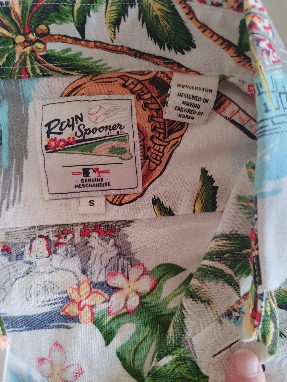 Reyn Spooner MLB® KIDS WASHINGTON NATIONALS SCENIC Aloha Hawaiian Shirt